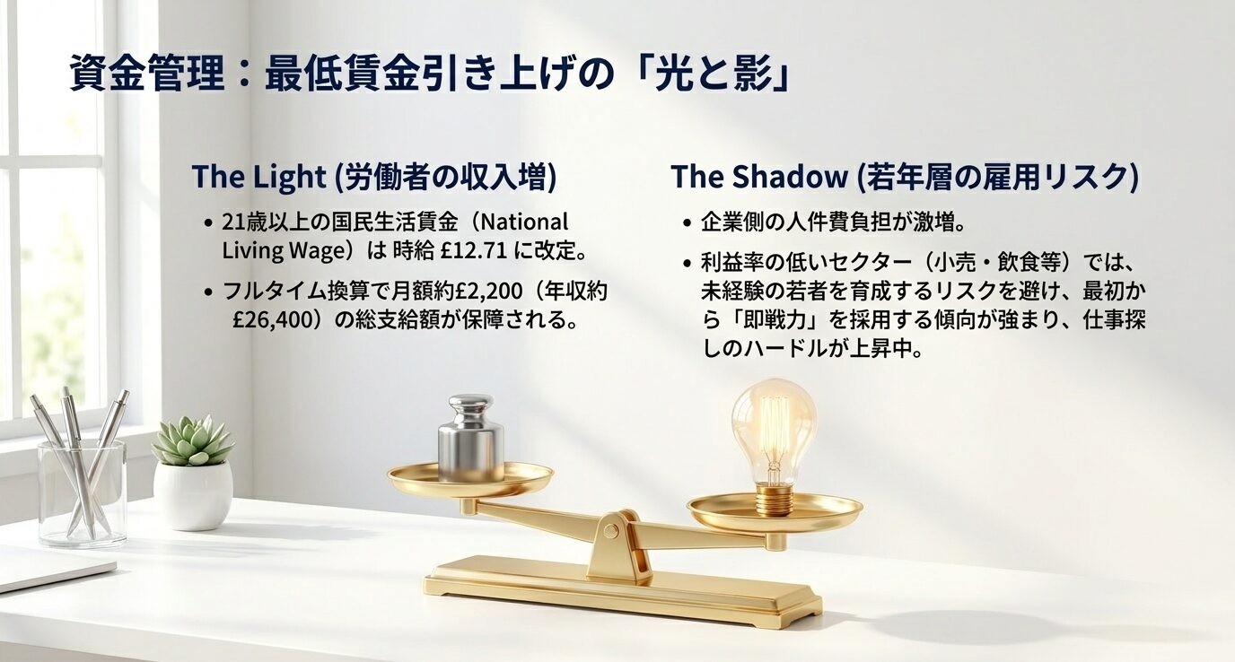 最低賃金の改定動向と若年層の雇用環境