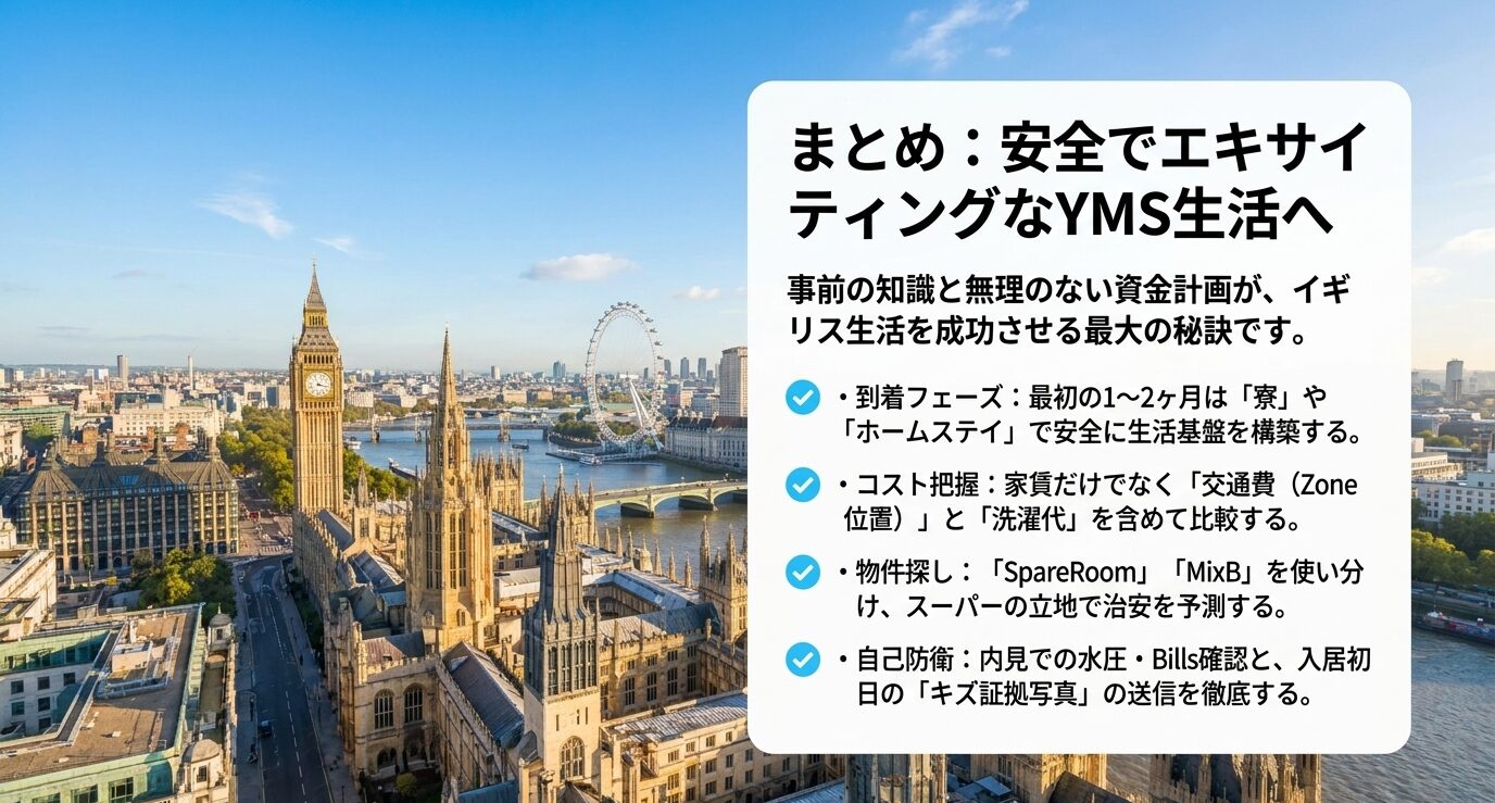 YMSの語学学校の寮選びのまとめ